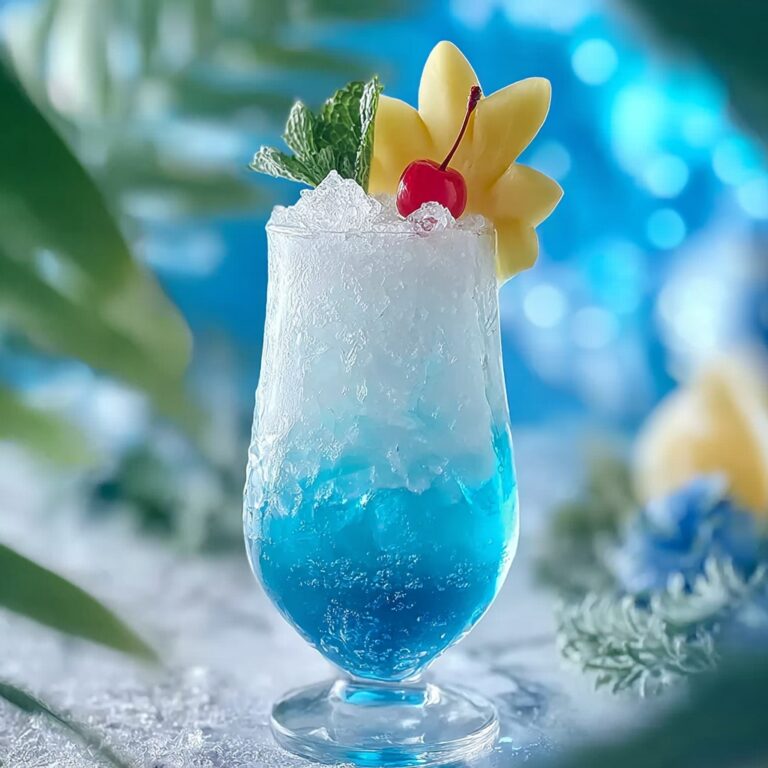 Tropical Jack Frost Cocktail: Refreshing Holiday Cheer Recipe