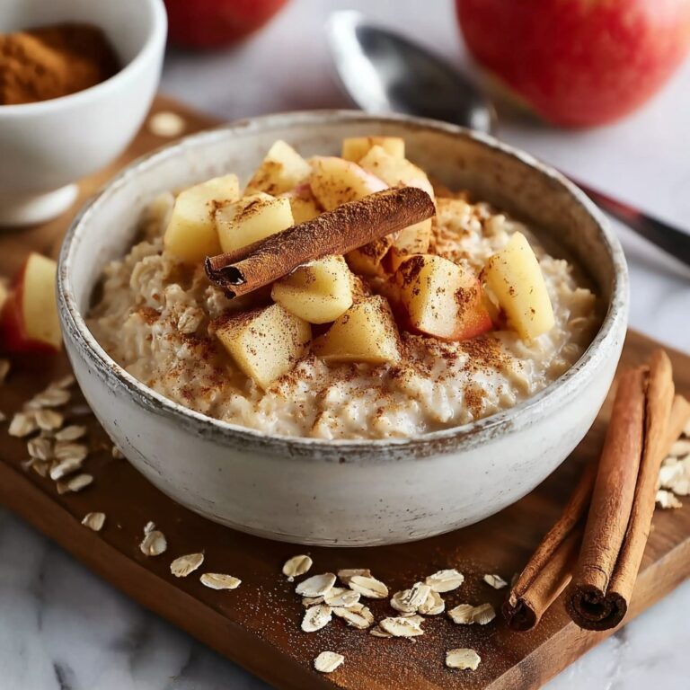 Cinnamon Apple Oatmeal Bowl Recipe