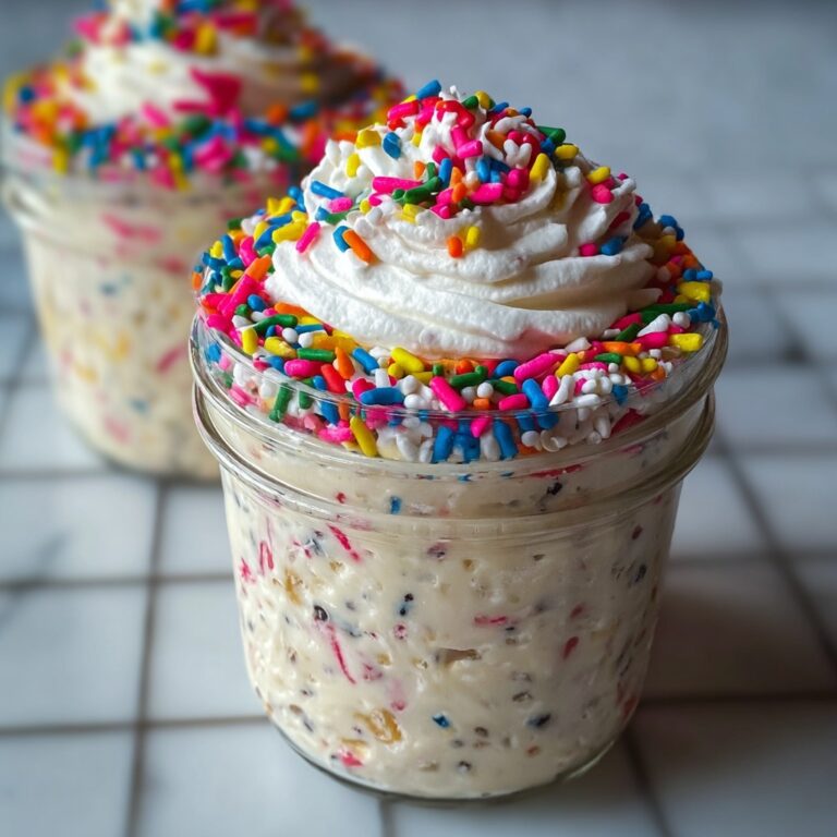 Birthday Cake Overnight Oats Recipe