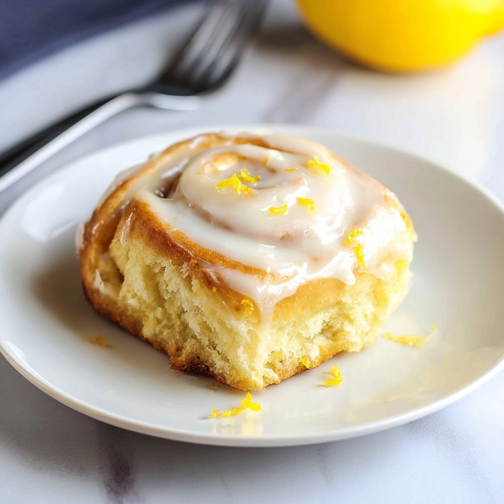 Sticky Lemon Rolls with Lemon Cream Cheese Glaze Recipe - Recipe Image