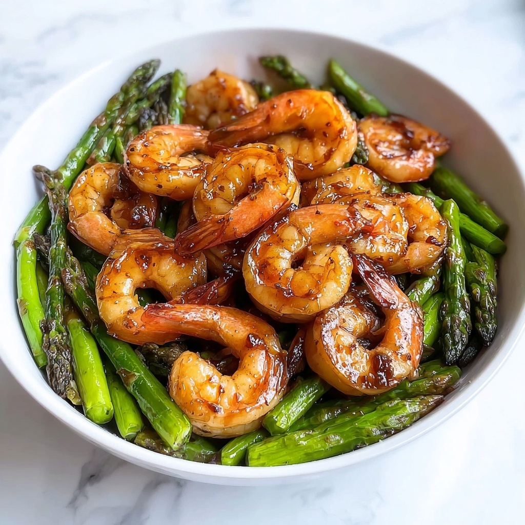 Shrimp and Asparagus Stir Fry Recipe - Recipe Image