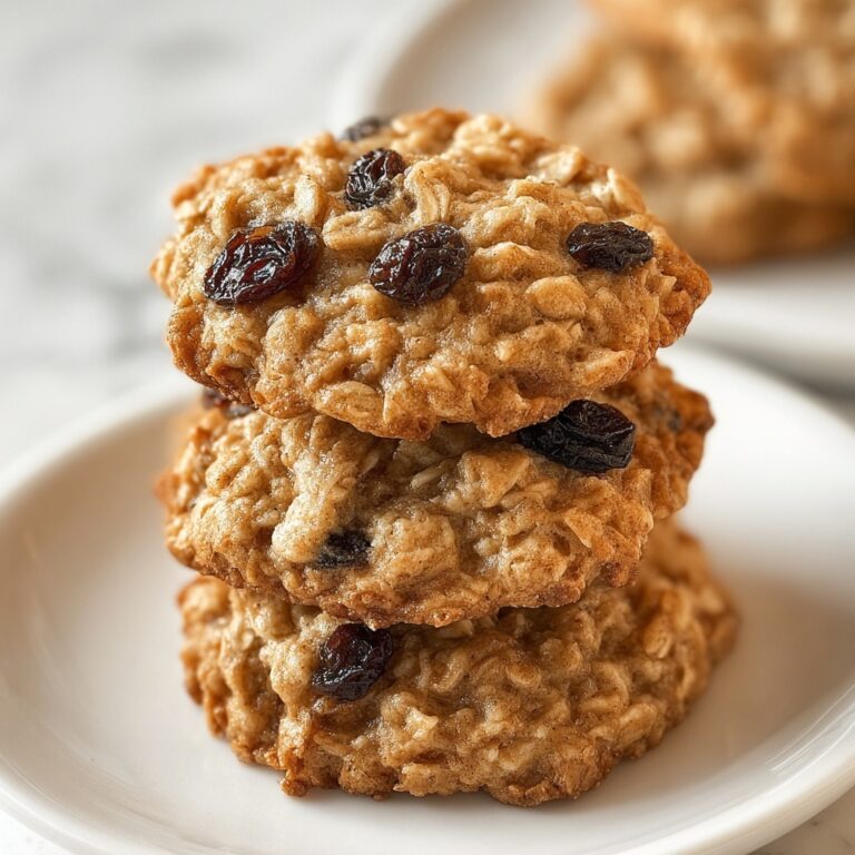 Soft & Chewy Oatmeal Raisin Cookies Recipe