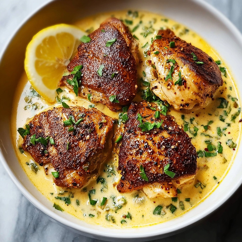 Creamy Lemon Pepper Chicken Recipe - Recipe Image