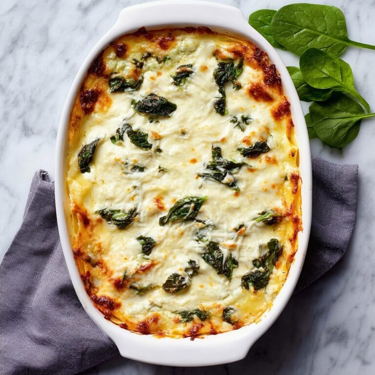 White Chicken and Spinach Lasagna Recipe