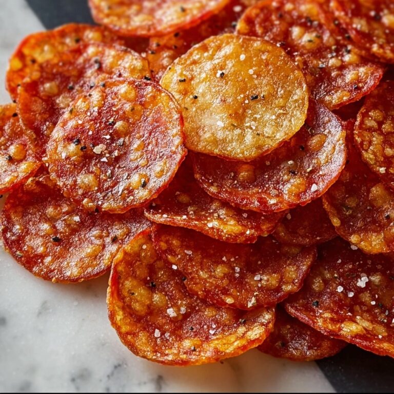 Pepperoni Cheese Crisps Recipe
