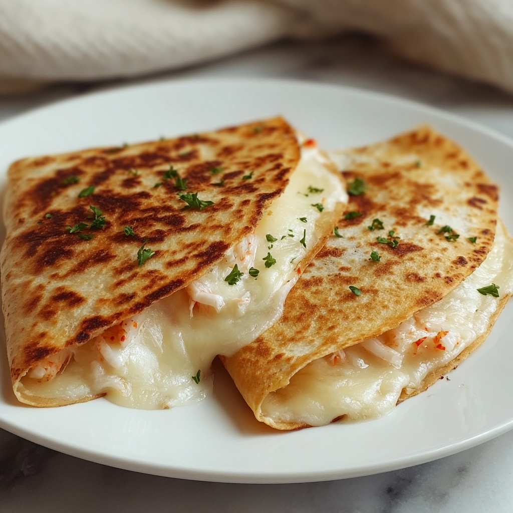 King Crab Quesadillas Recipe - Recipe Image