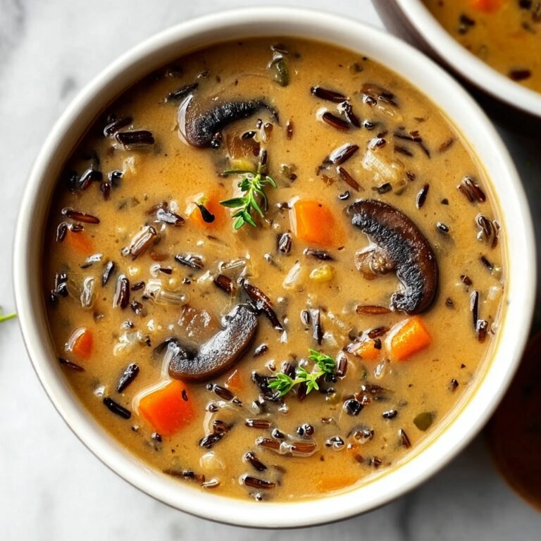Wild Rice Mixed Mushroom Soup Recipe