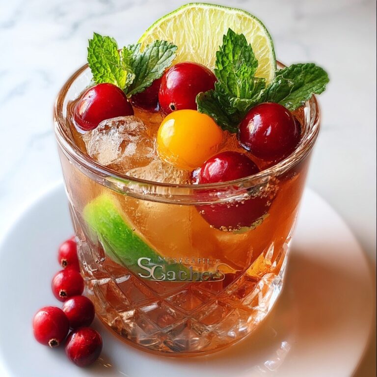 Festive Cranberry Vodka Cocktail Recipe