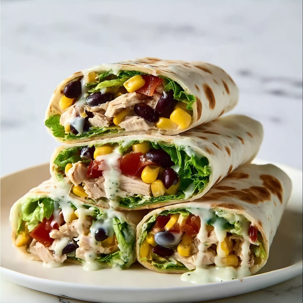 Southwest Chicken Wraps Recipe - Recipe Image