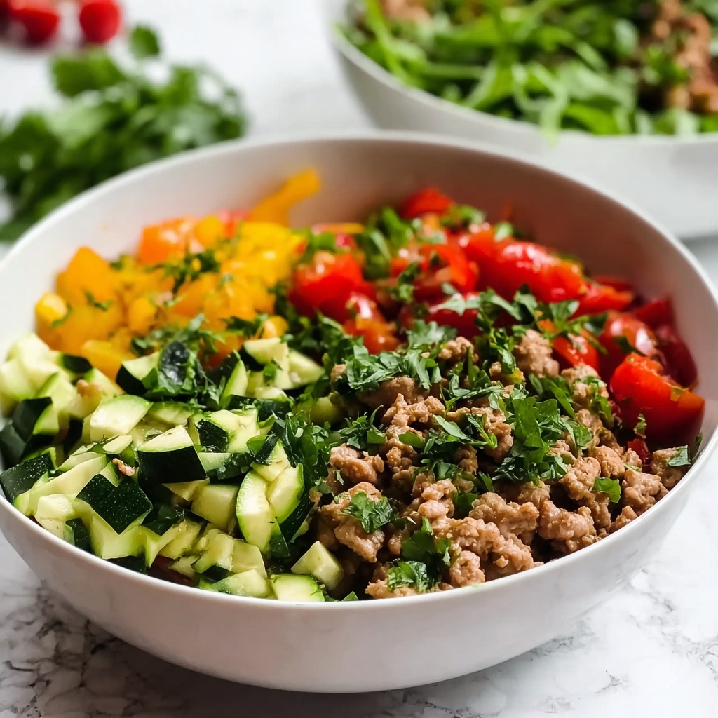 Mediterranean Keto Ground Chicken Skillet: 7 Flavorful Secrets Recipe - Recipe Image