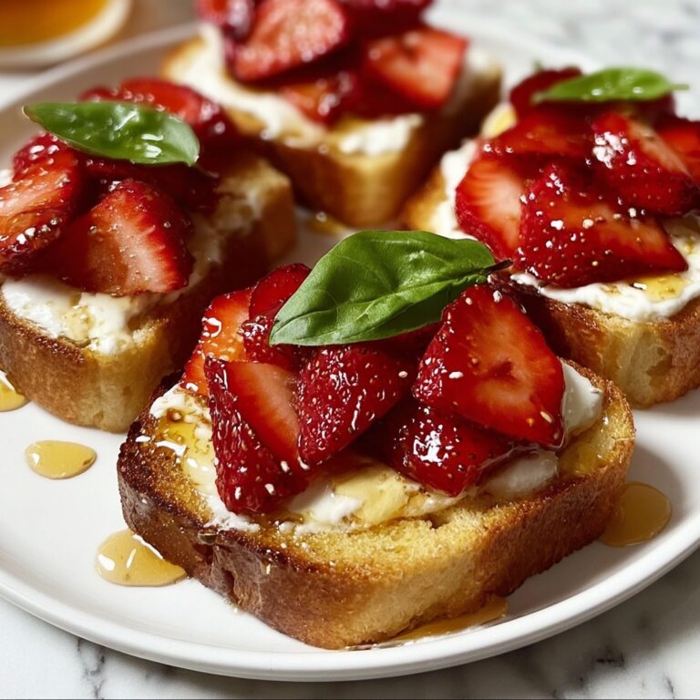 Strawberry Goat Cheese Crostini: 7 Irresistible Bites Recipe