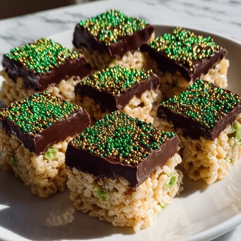 St Patrick’s Day Rice Krispie Treat Bites Recipe