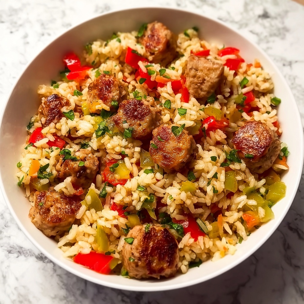 Sausage and Rice Skillet Recipe - Recipe Image