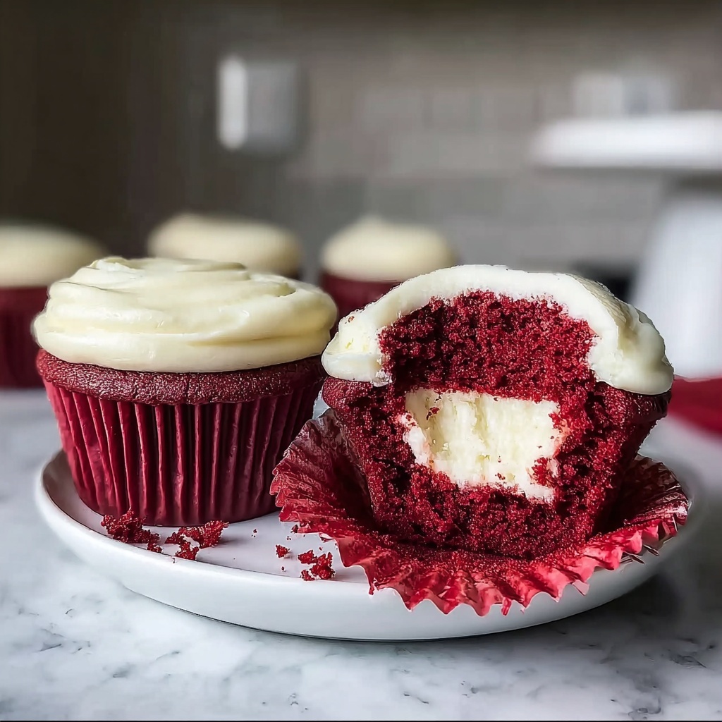 Red Velvet Cookie Cups Recipe - Recipe Image