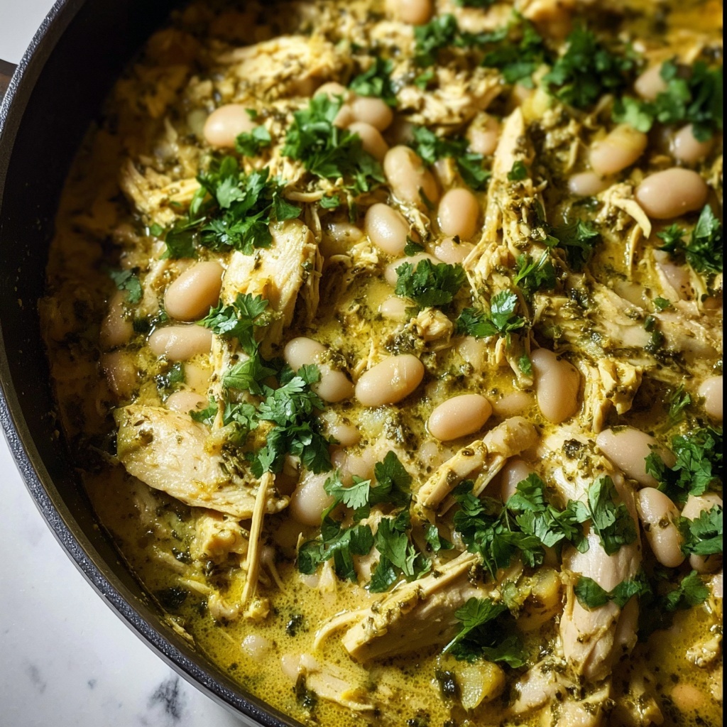 Creamy White Chicken Chili Recipe - Recipe Image