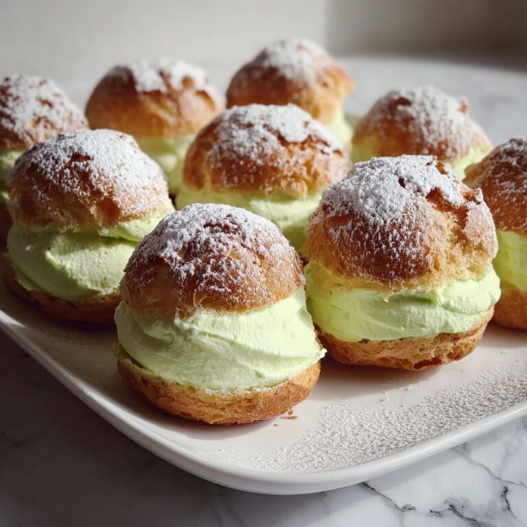 Matcha Cream Puffs Recipe