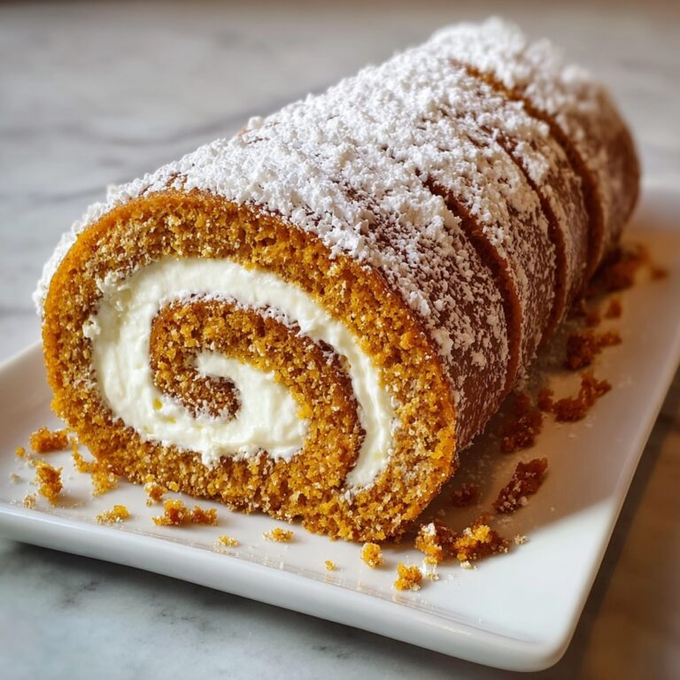 Pumpkin Roll with Cream Cheese Filling Recipe