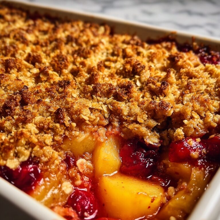 Spiced Cranberry Pear Crisp Recipe