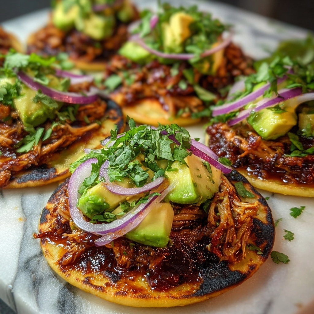BBQ Chicken Tostadas Recipe - Recipe Image