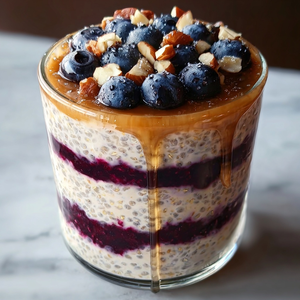 Blueberry Overnight Oats Recipe - Recipe Image