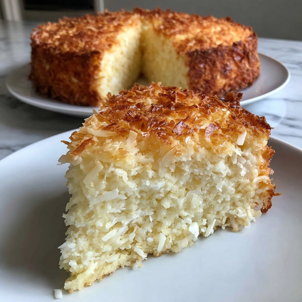 Vegan Coconut Cake Recipe - Recipe Image