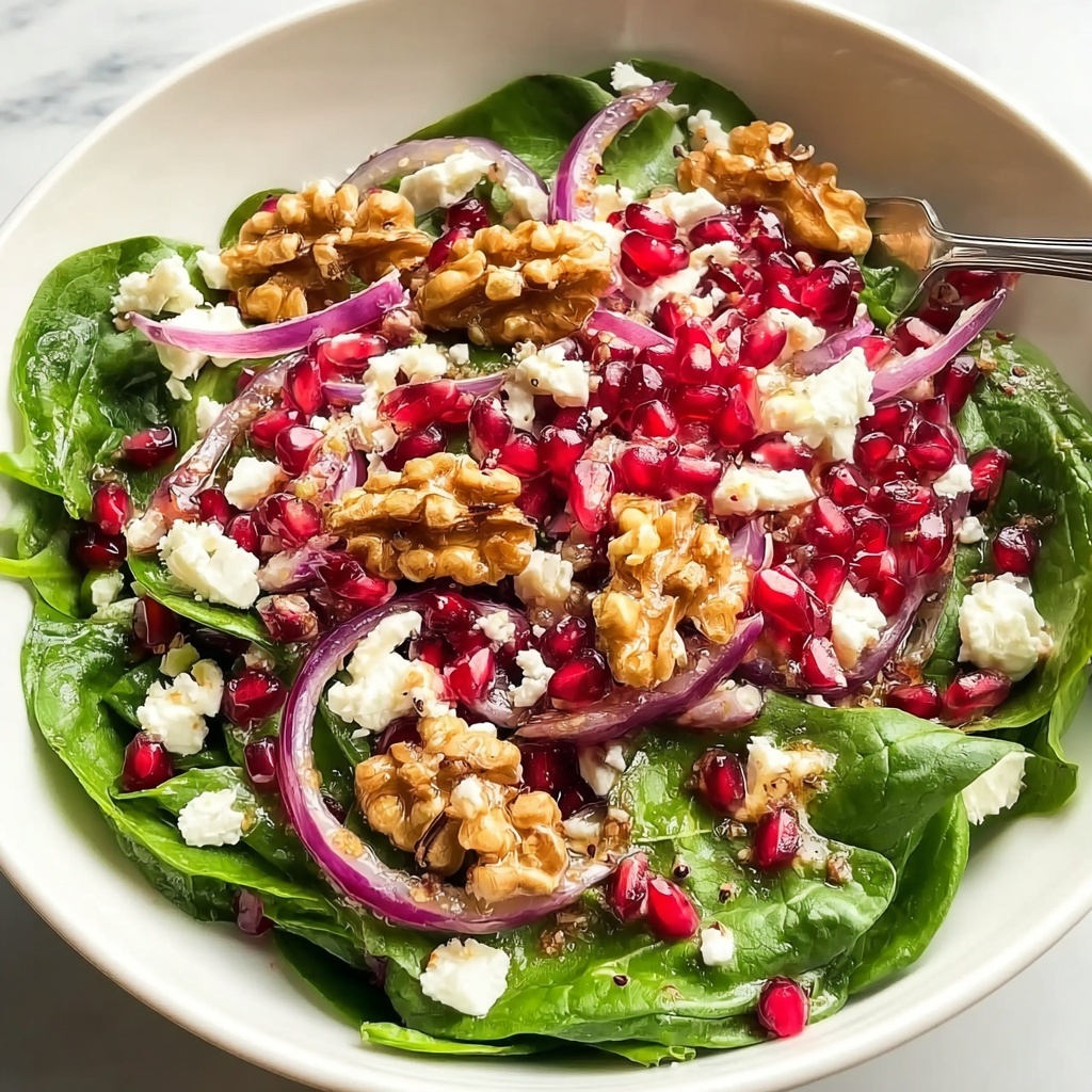Pomegranate Spinach Salad: 6 Reasons You'll Love It Recipe - Recipe Image