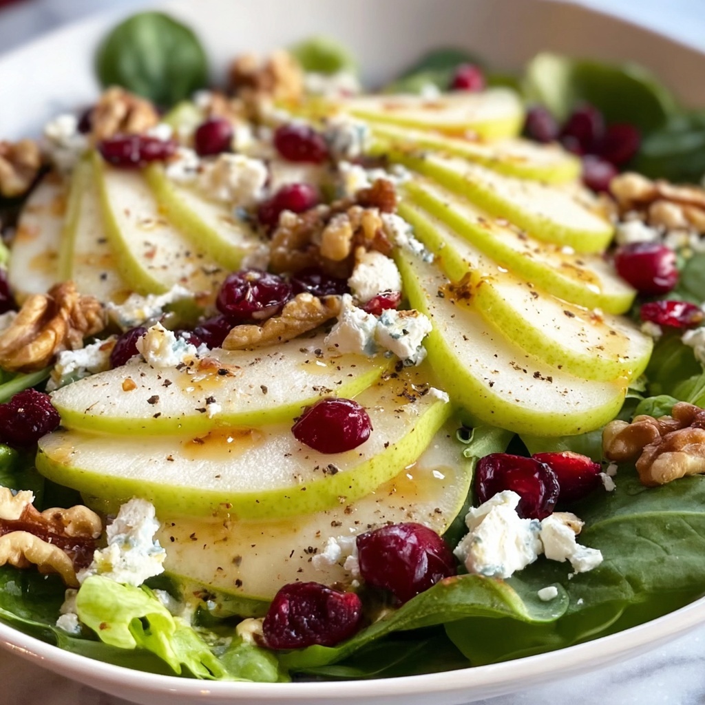 Pear & Feta Holiday Salad: 5 Ways to Impress Guests Recipe - Recipe Image