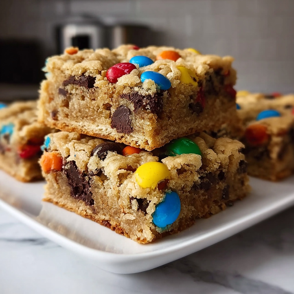 Delicious MM Cookie Bars: A 7-Step Comforting Treat Recipe - Recipe Image
