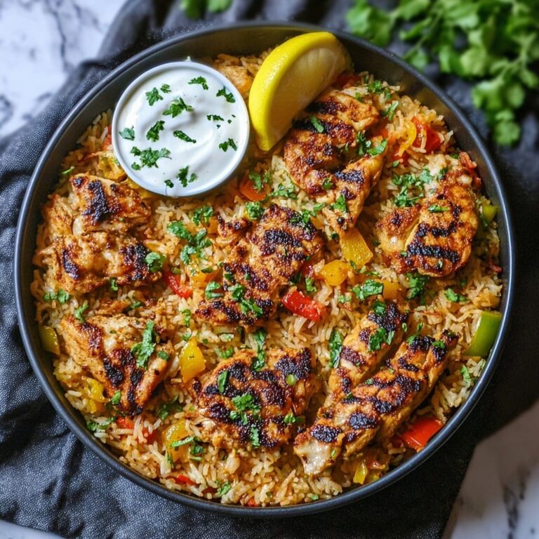One Pot Chicken Shawarma Rice Recipe