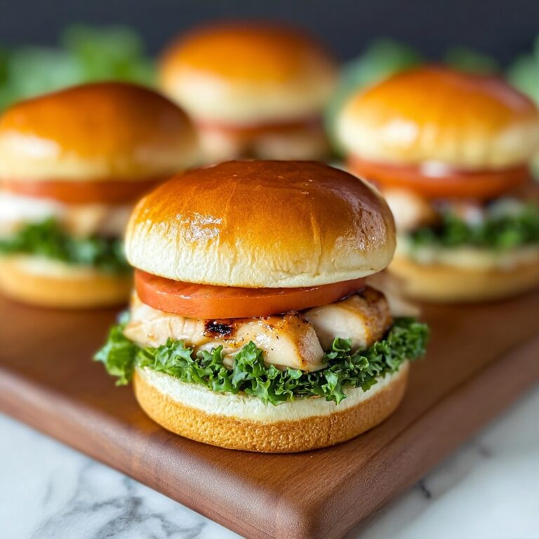 Savory Honey Mustard Chicken Sliders Recipe