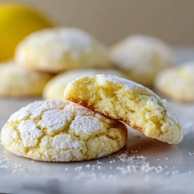 Lemon Crinkle Cookies Recipe