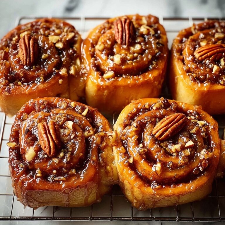 Sticky Buns with Caramel and Pecans Recipe
