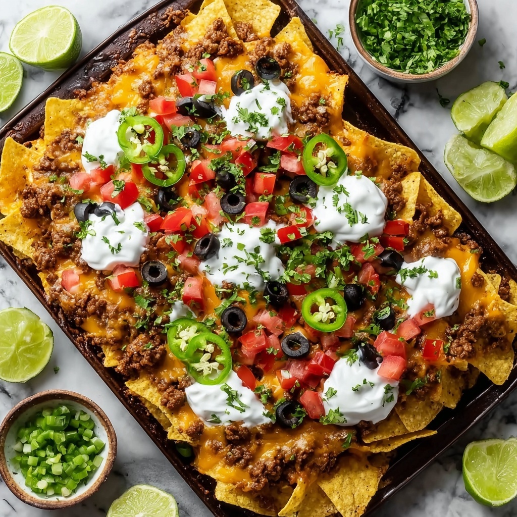 Loaded Sheet Pan Nachos Recipe - Recipe Image