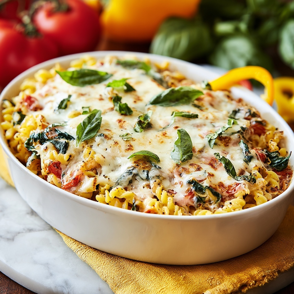 Cheesy Vegetarian Spaghetti Squash Casserole Recipe - Recipe Image