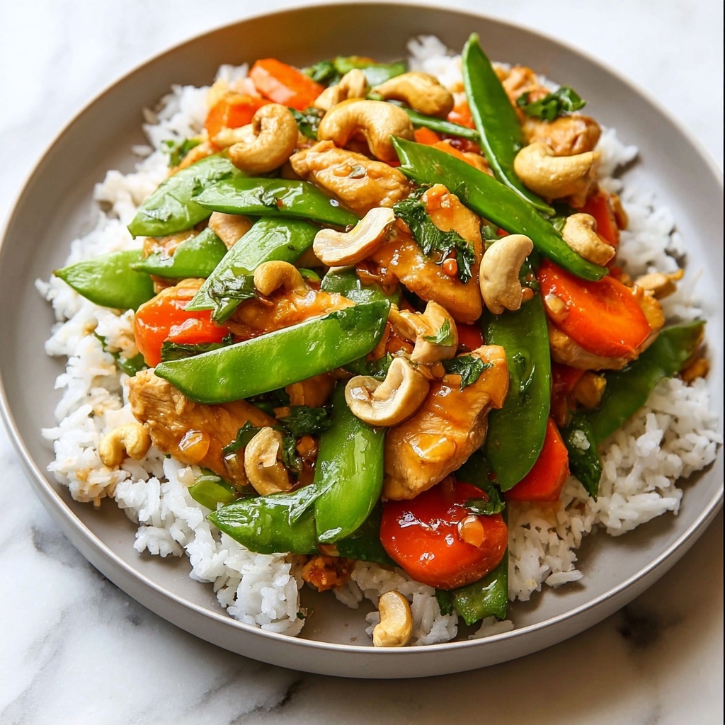 Cashew Chicken stir-fry with Hoisin and Ginger Recipe - Recipe Image