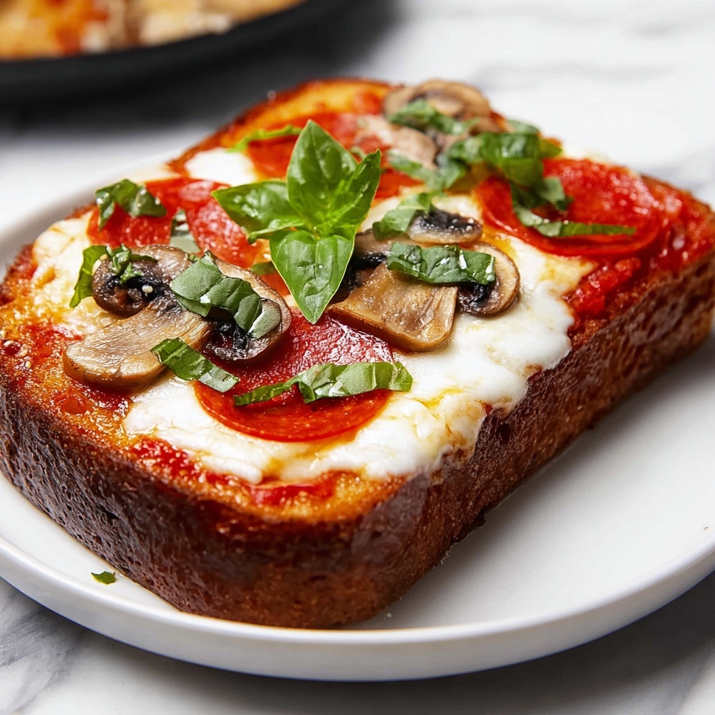 Pizza Toast Recipe - Recipe Image