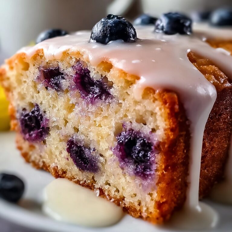 Lemon Blueberry Loaf with Lemon Glaze Recipe