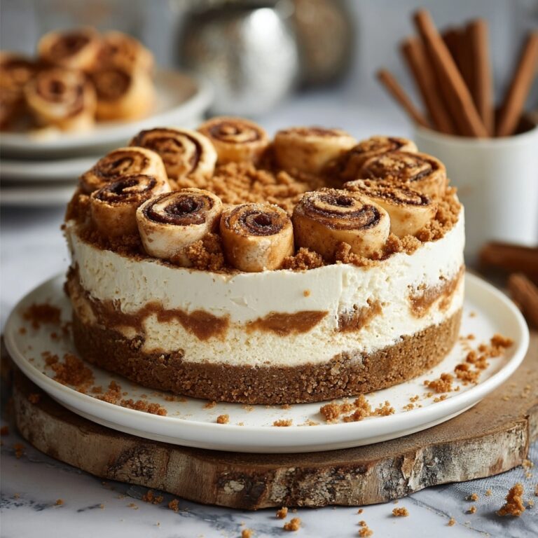 Decadent Cinnamon Roll Cheesecake Recipe