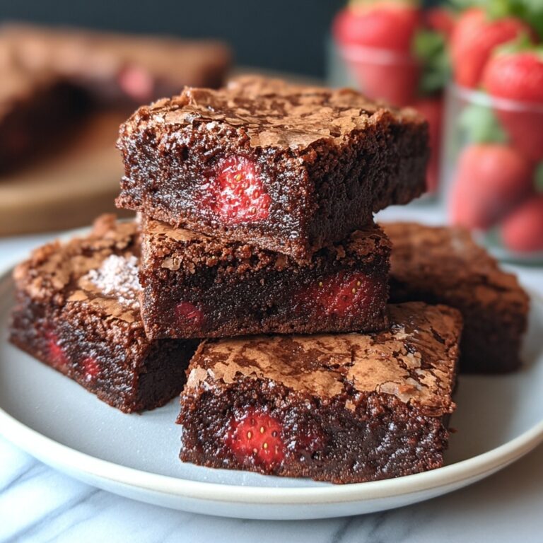 Strawberry Brownies Recipe