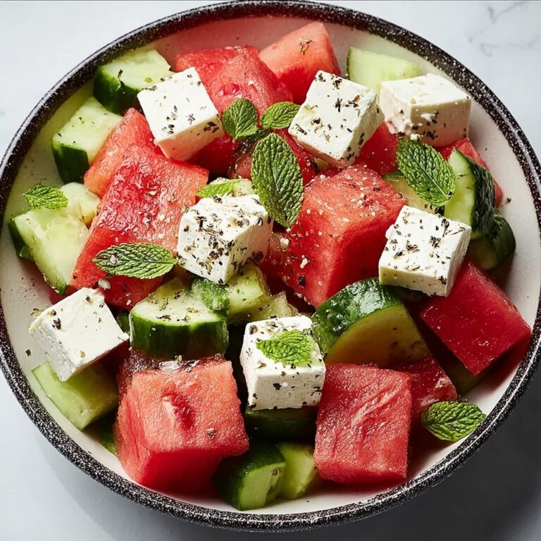 Easy Watermelon Salad That’ll Brighten Your Summer Days Recipe