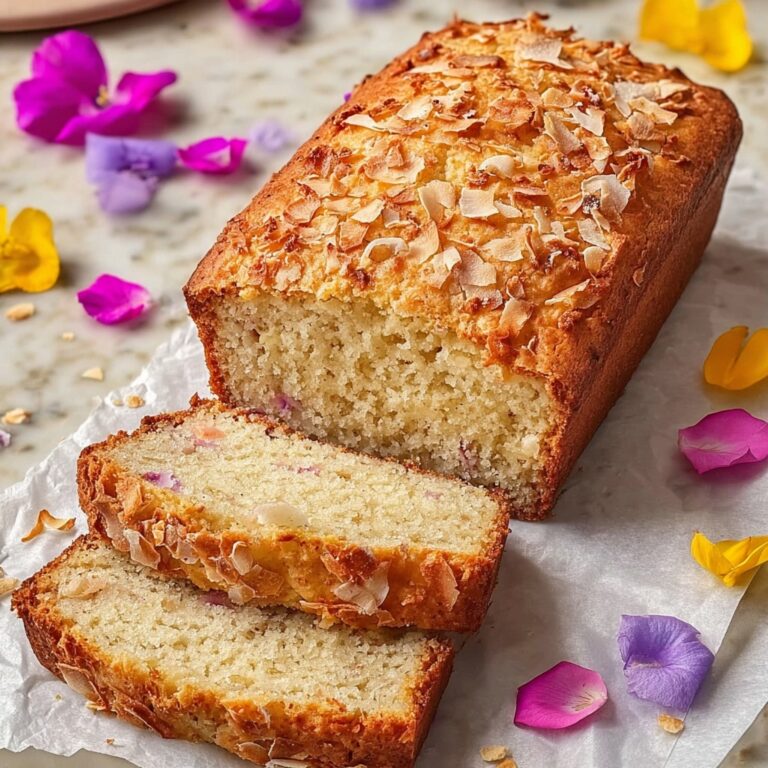 Hawaiian Banana Bread with Pineapple, Coconut & Macadamia Nuts Recipe