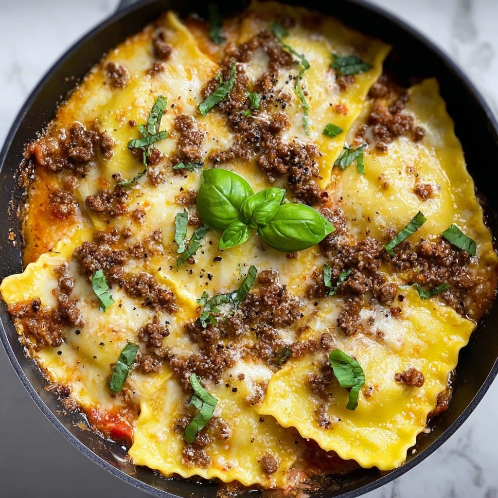 Smoky Skillet Lasagna Recipe - Recipe Image