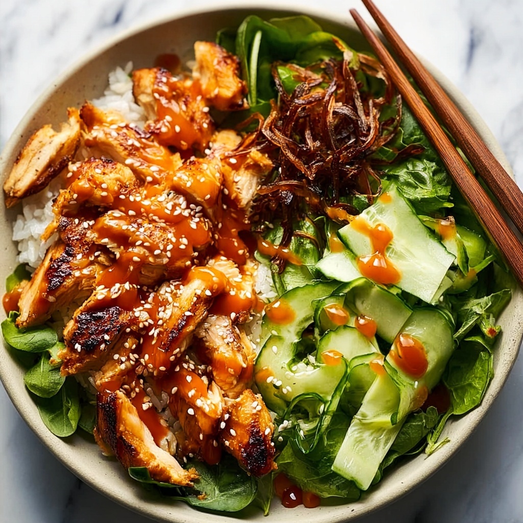 Irresistible Spicy Chicken Yum Yum Rice Bowls Recipe - Recipe Image