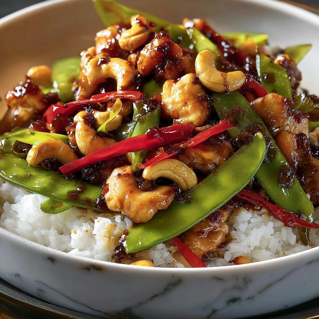 Cashew Chicken Stir-Fry Recipe - Recipe Image