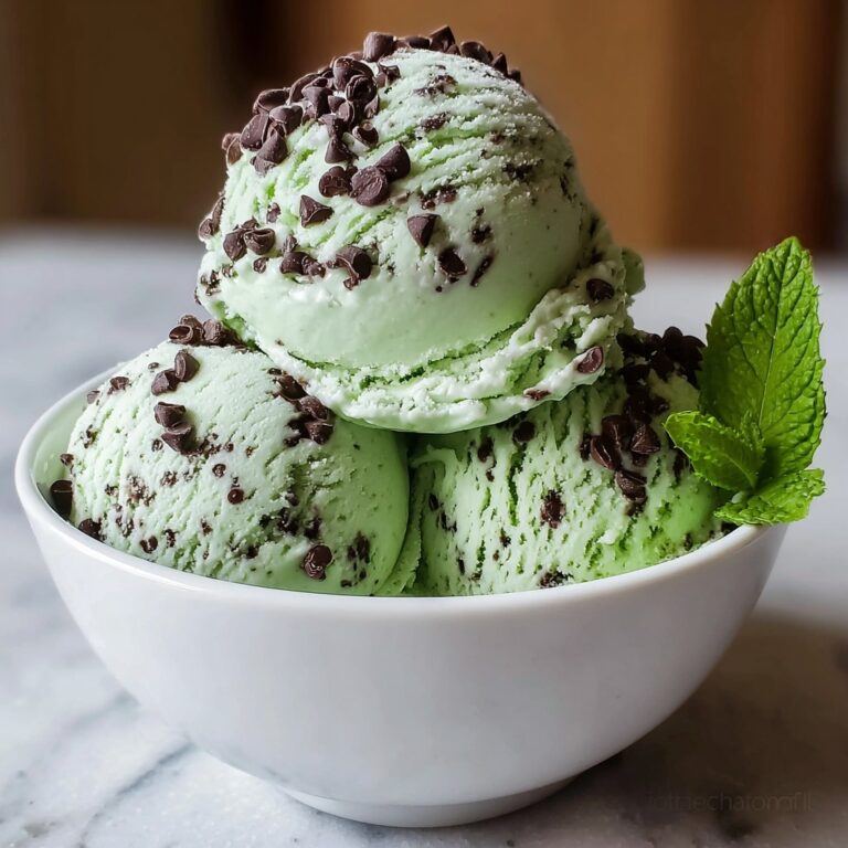 Mint Chocolate Chip Ice Cream Recipe