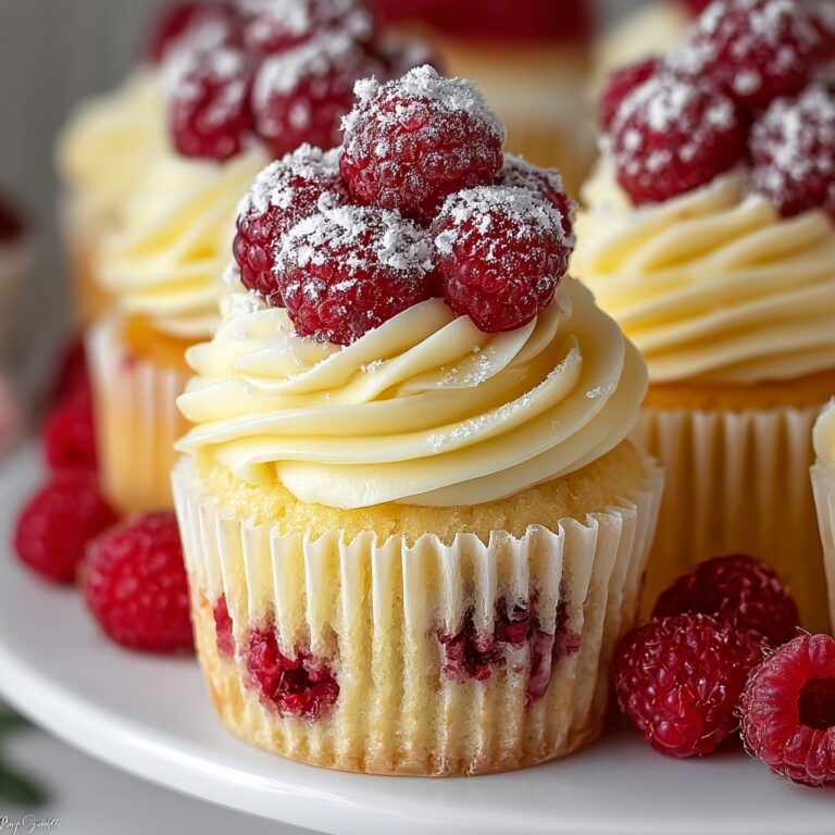 Raspberry Lemon Heaven Cupcakes Recipe