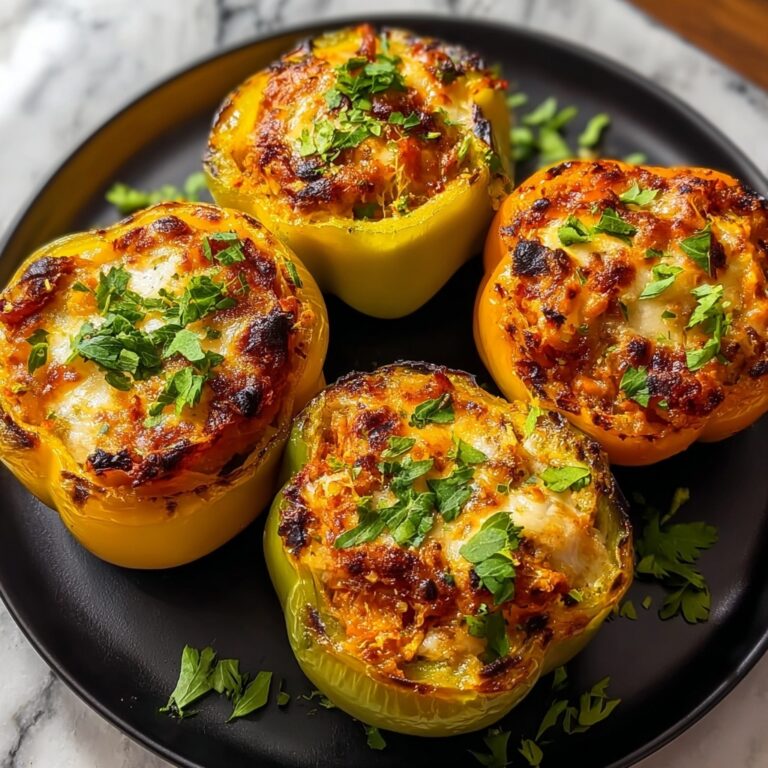 Buffalo Chicken Stuffed Peppers Recipe