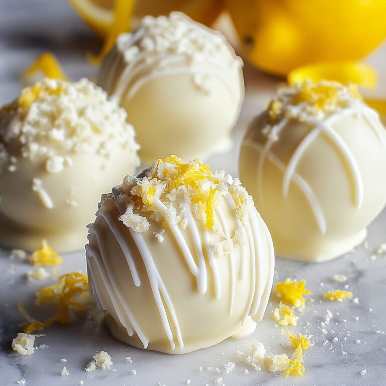 White Chocolate Lemon Truffles Recipe