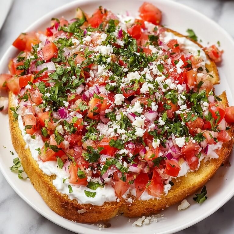 Bruschetta Dip with Feta and Cream Cheese Recipe