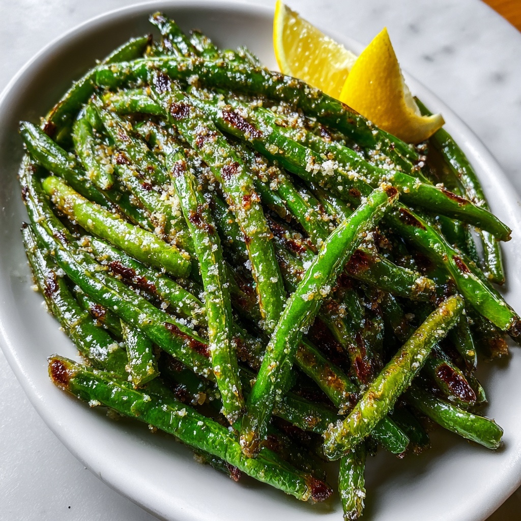 Roasted Parmesan Green Beans Recipe - Recipe Image